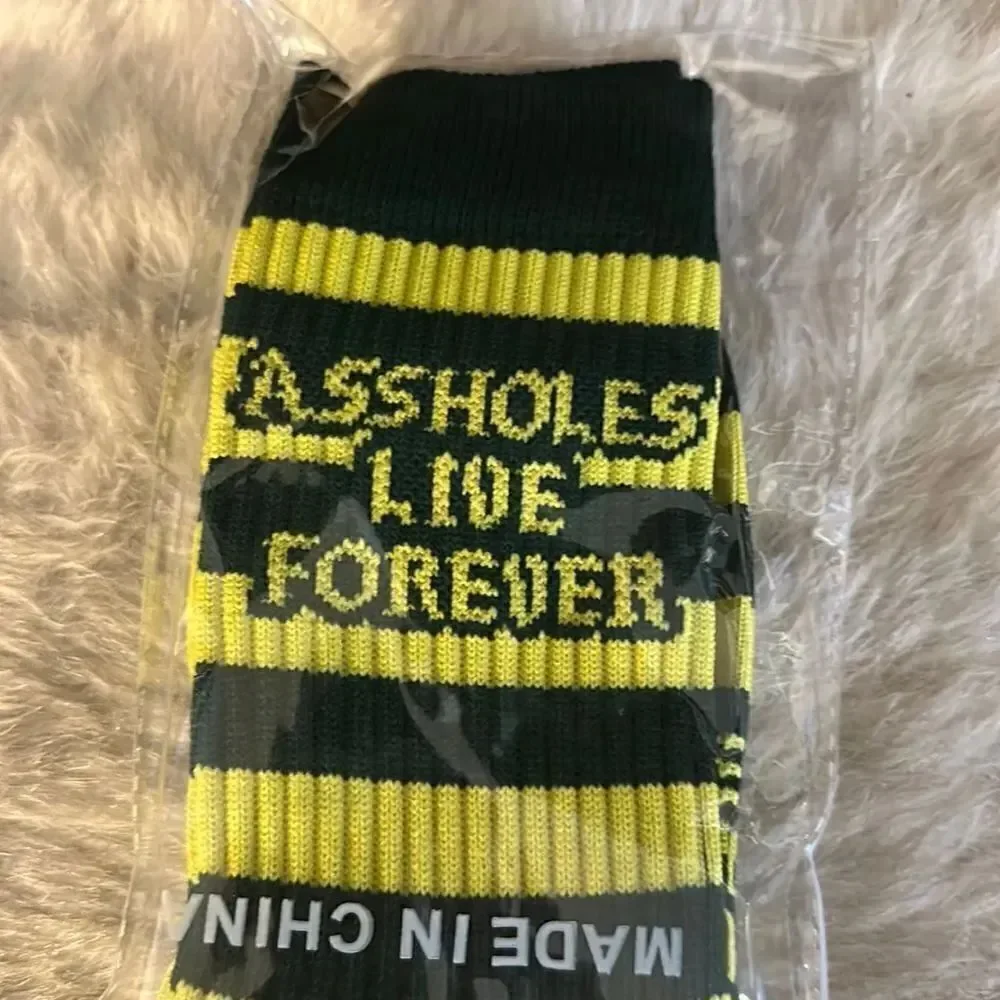 - Assholes live forever socks OS (6035) NEW